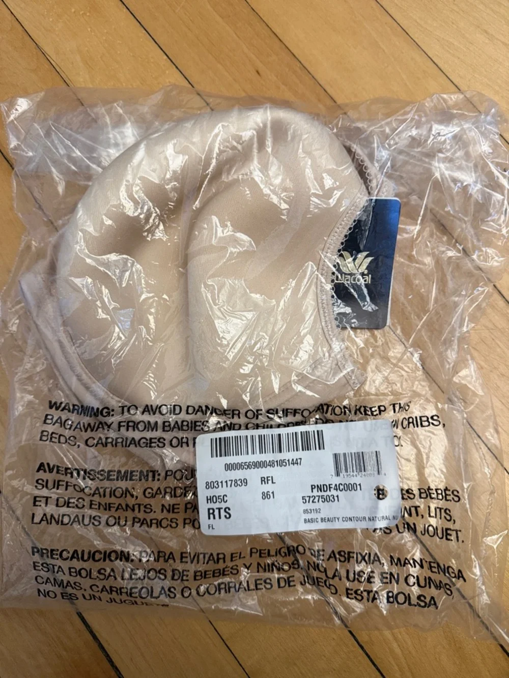 NWT Wacoal Basic Beauty Spacer Underwire T Shirt Bra - Picture 2 of 2
